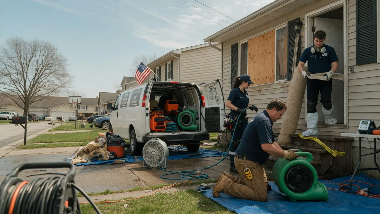 Water Damage Restoration in Mount Pulaski, IL near me